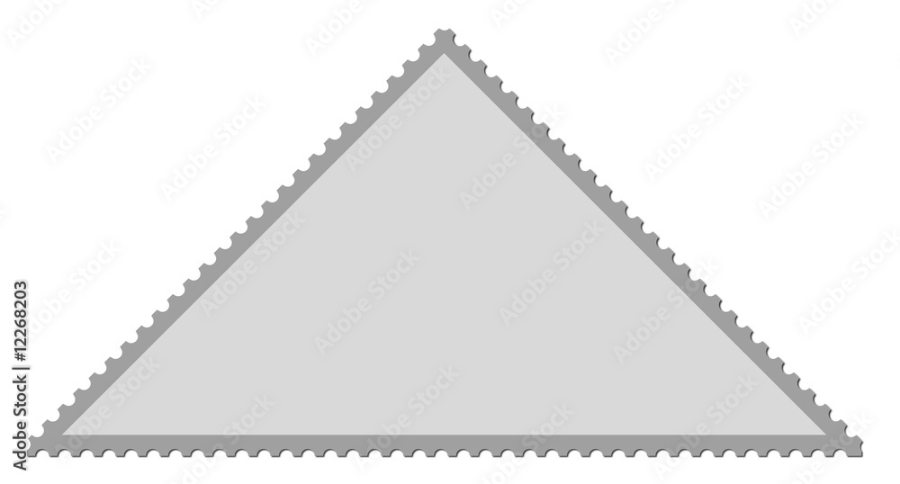 Vorlage dreieckige Briefmarke