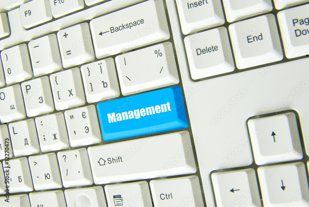 button of management