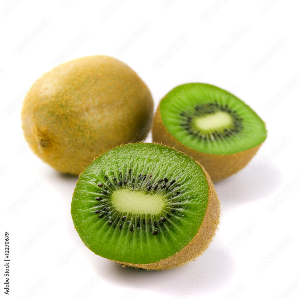 Fototapeta premium trochę kiwi na białym tle