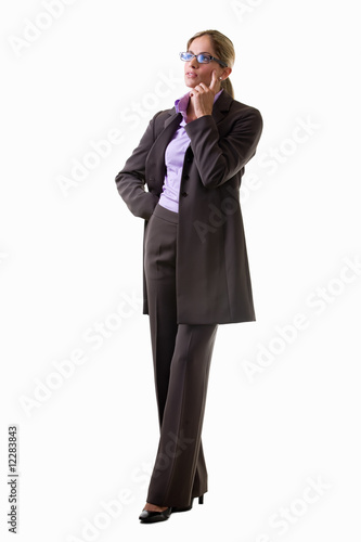Woman in business suit