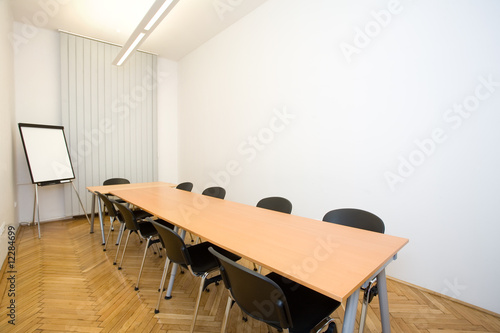 empty small classroom or meeting room