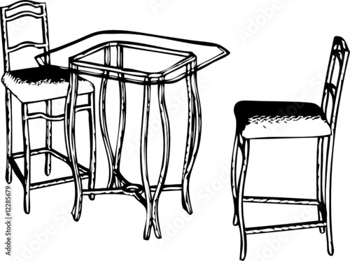 table et chaises