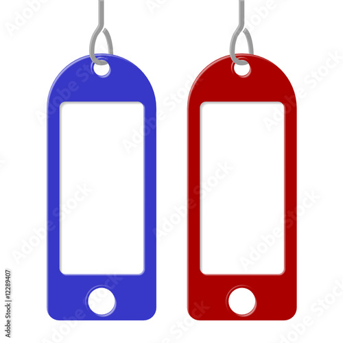 schlüsselanhänger blau&rot