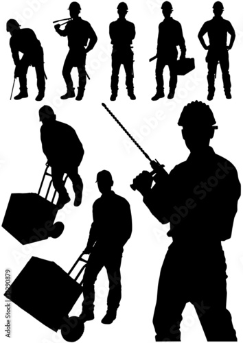 vector man tool collection