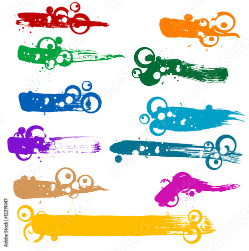 Vector grunge set