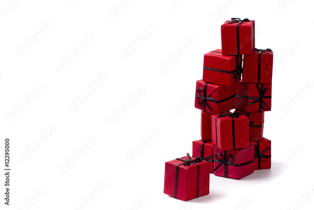 Naklejka premium red gift boxes