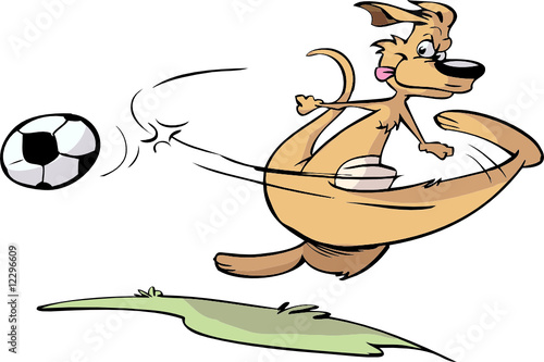 soccer kangaroo