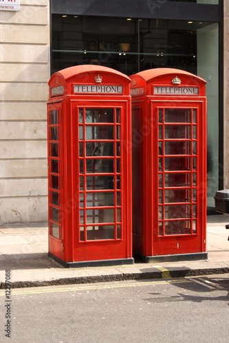 Cabine téléphonique à Londres