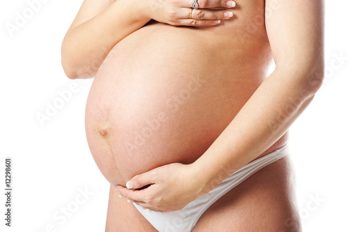 Pregnant woman stomach