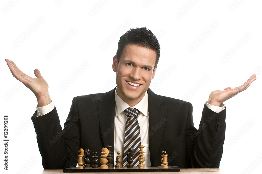 Die Geschäftswelt ist wie ein Schachspiel