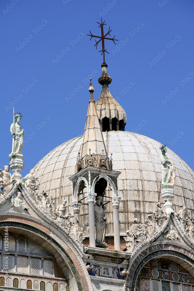 Dome of Doges palace, Venice, Italy