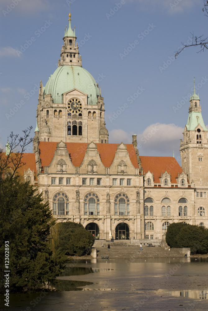 Fototapeta premium Rathaus in Hannover