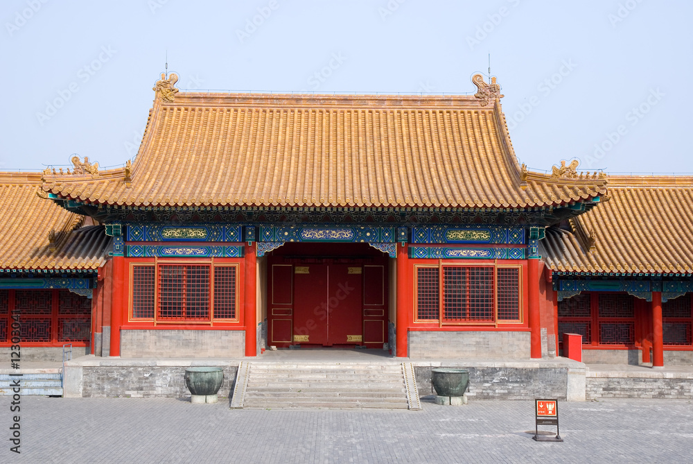 Small pavilion at Forbidden City Small pavilion at Forbidden City