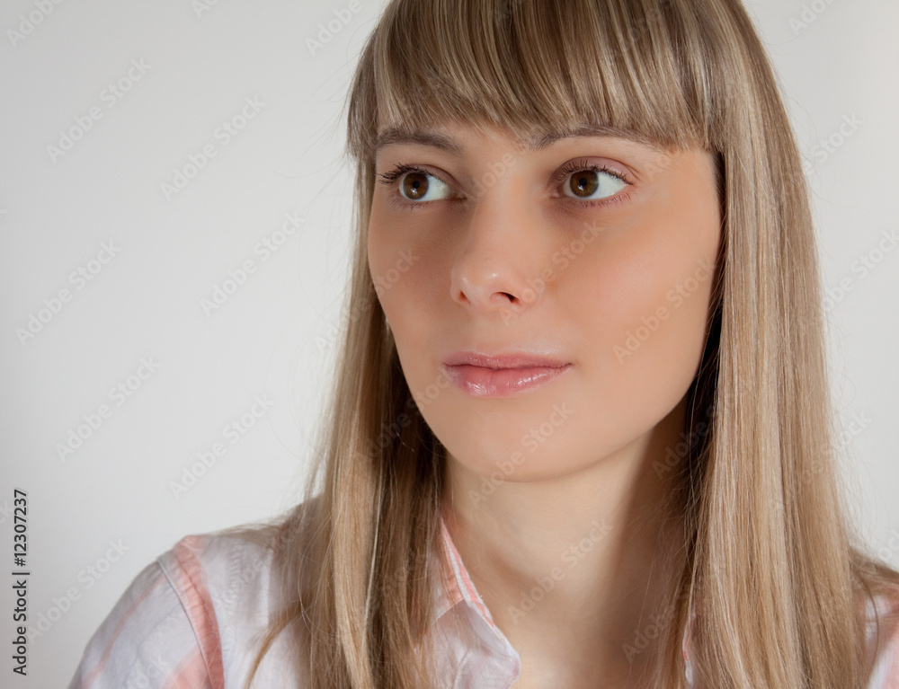 Naklejka premium beautiful young girl