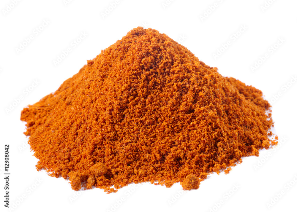 spices - pile of Kebab kabob masala over white spices - pile of Kebab kabob masala over white