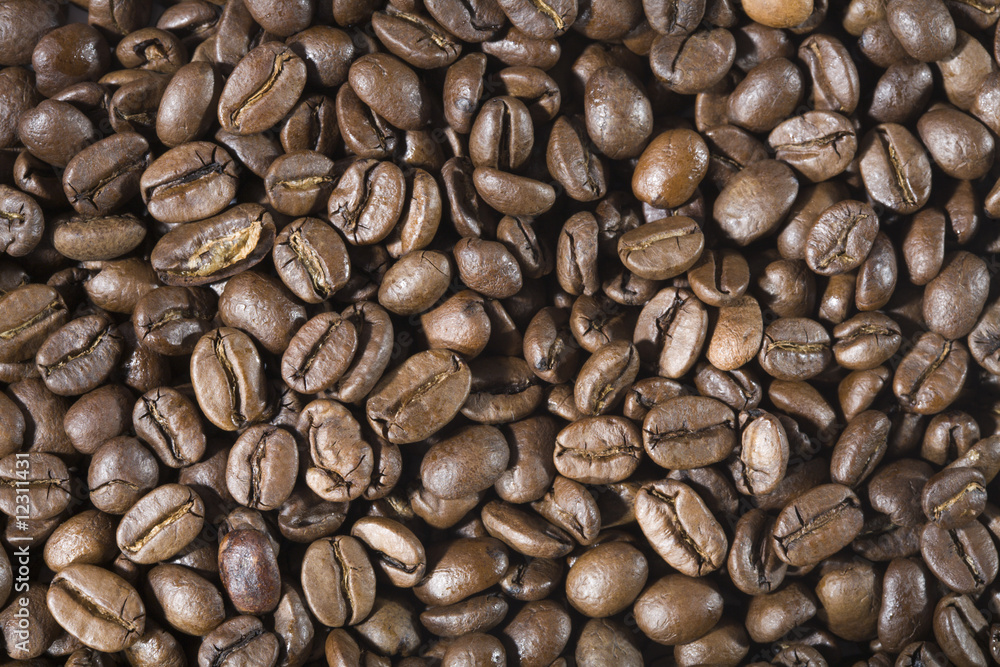 Kaffeebohnenhauffen Kaffeebohnenhauffen
