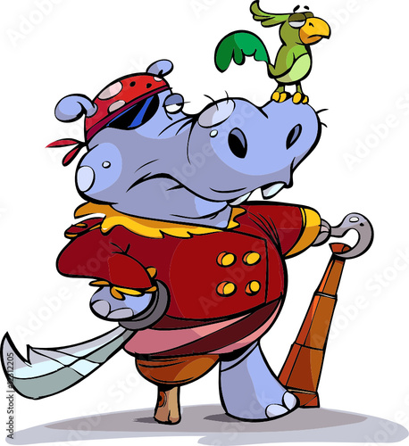 pirate hippo