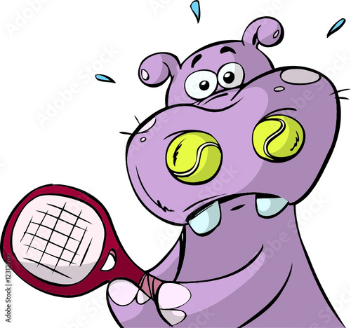 Tennis hippo
