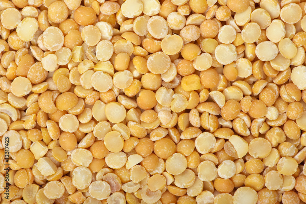 Background of split dried pea Background of split dried pea