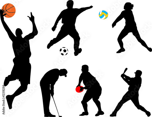 collection of different sport - vector