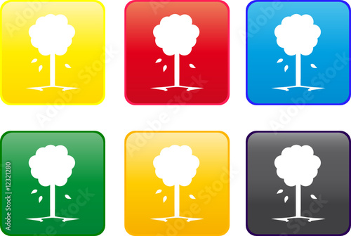 Web button - tree