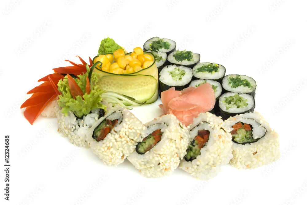 assortment of sushi assortment of sushi