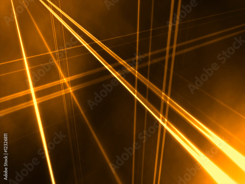 Εκτύπωση καμβά Yellow light rays