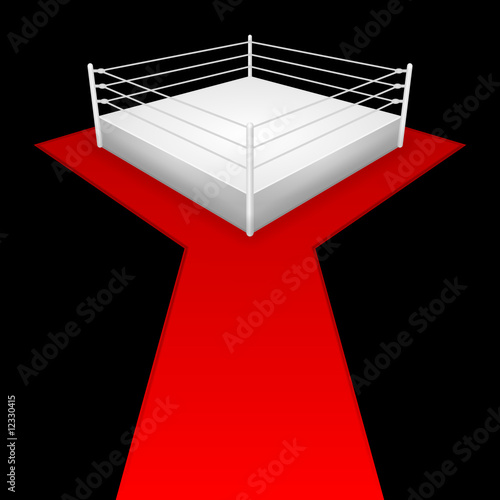 wrestling-ring (schwarzer hintergrund)