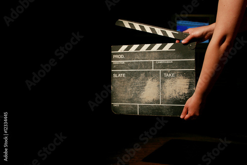 movie clapper board