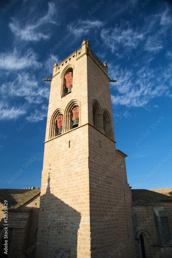 Obraz premium olite castle belltower