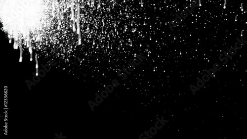 Wallpaper Mural White paint splash and drip Torontodigital.ca