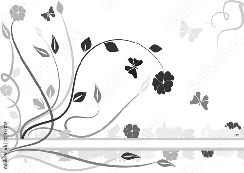 floral abstrakt background