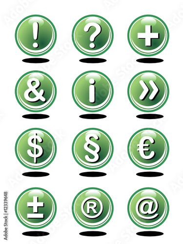 fresh typo green icon