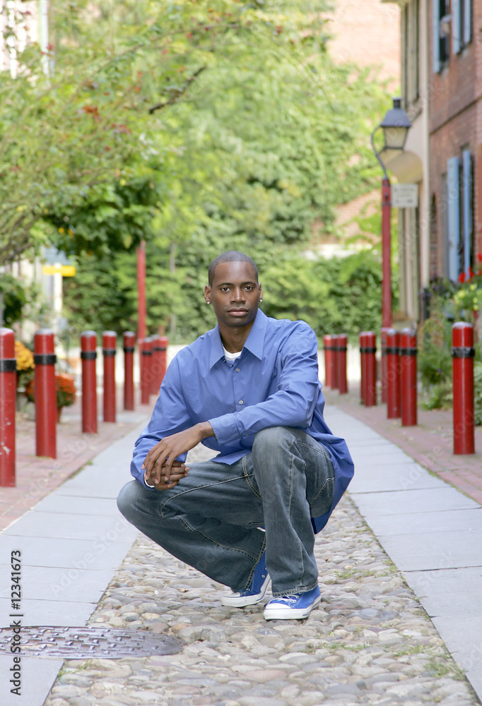 Obraz premium guy portrait outdoors