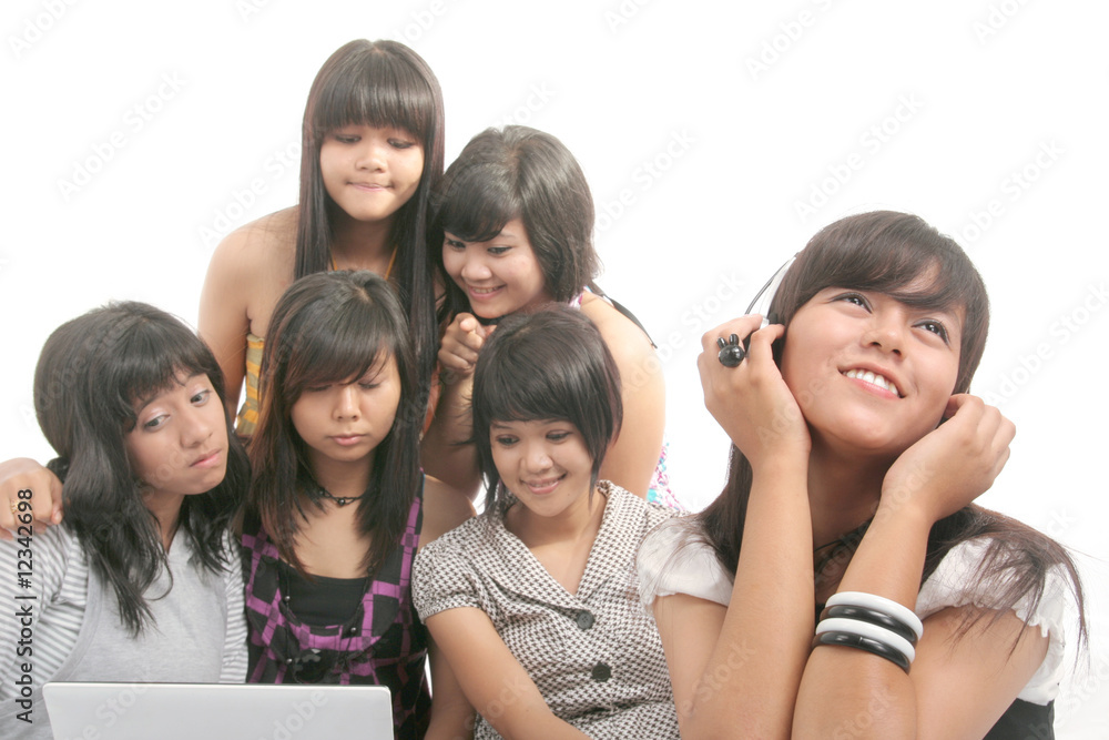 group of woman with their activity group of woman with their activity