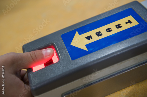 Taking digital thumbprint