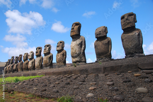 Fotografi Easter Island Moai