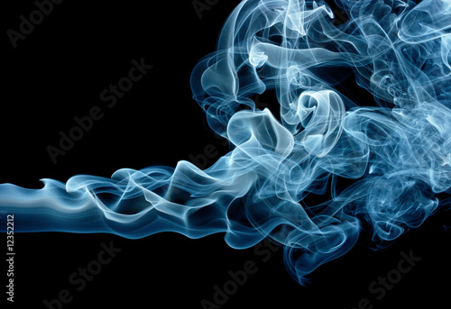 Obraz na plátne Blue smoke