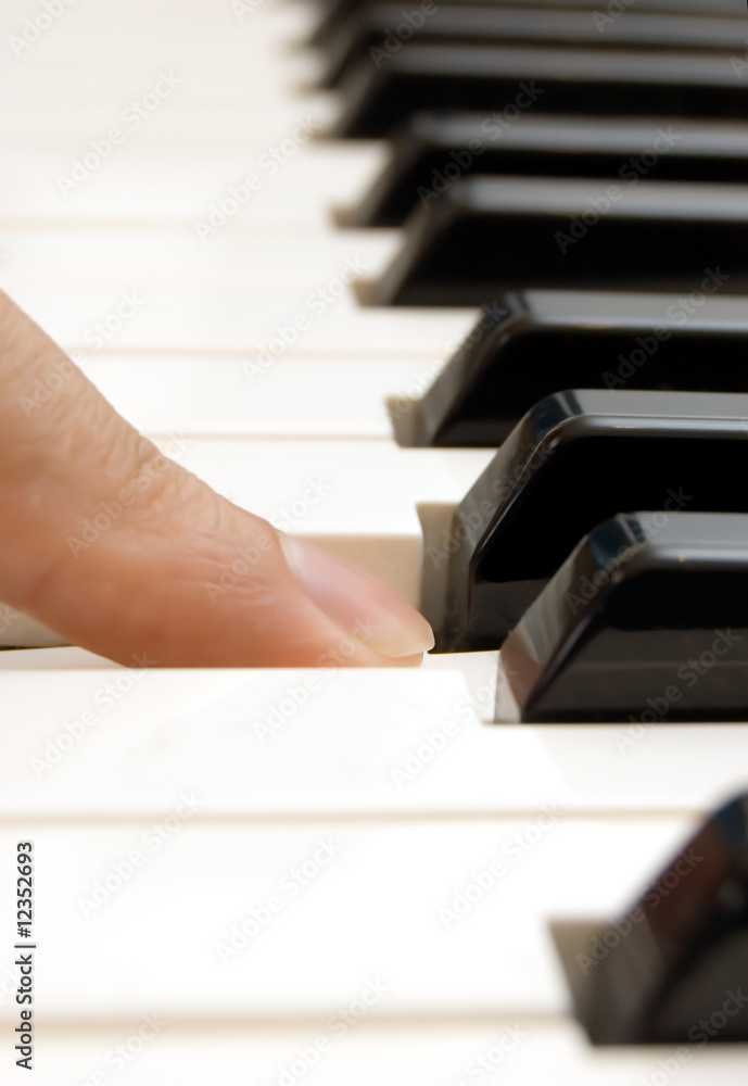 Obraz premium finger and piano