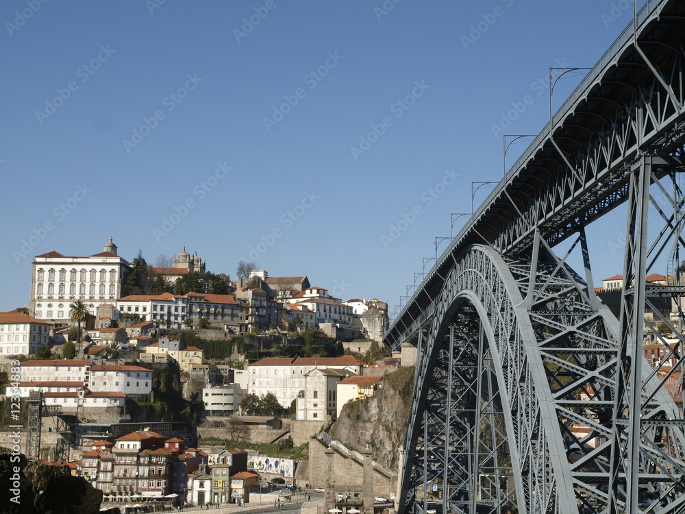 Puente de Dom Luis en Oporto (Portugal)