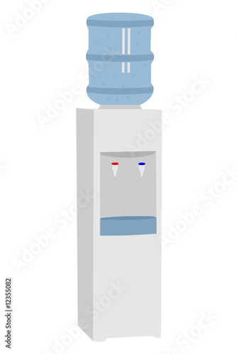 A isolated  office water cooler