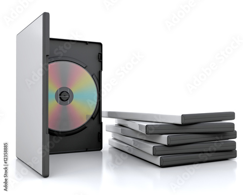 Canvas Print dvd cases