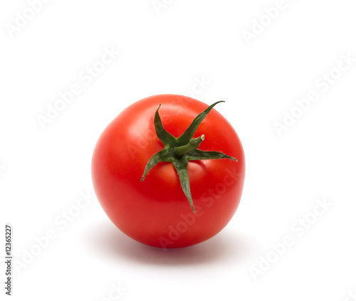 single red tomato