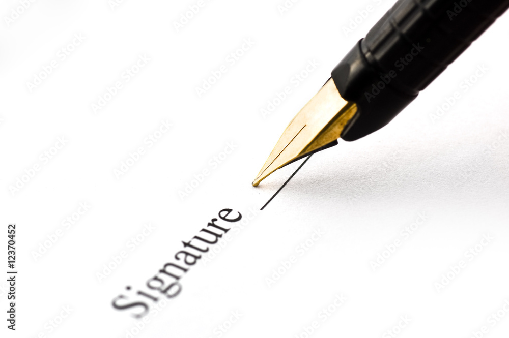 Fototapeta premium Signature
