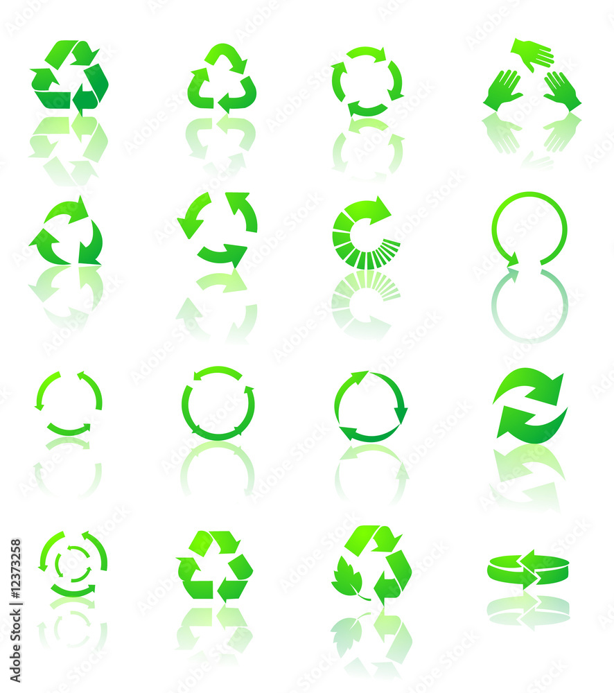 recycle icons vector recycle icons vector
