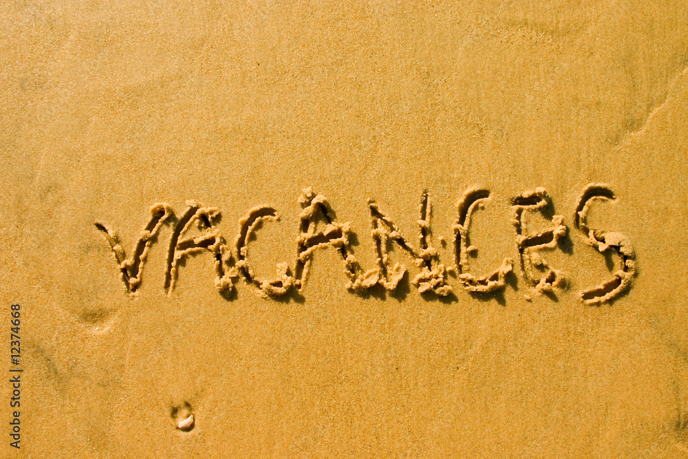 Fototapeta premium vacances sur le sable