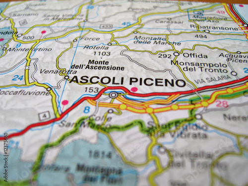 Cartina Ascoli Piceno