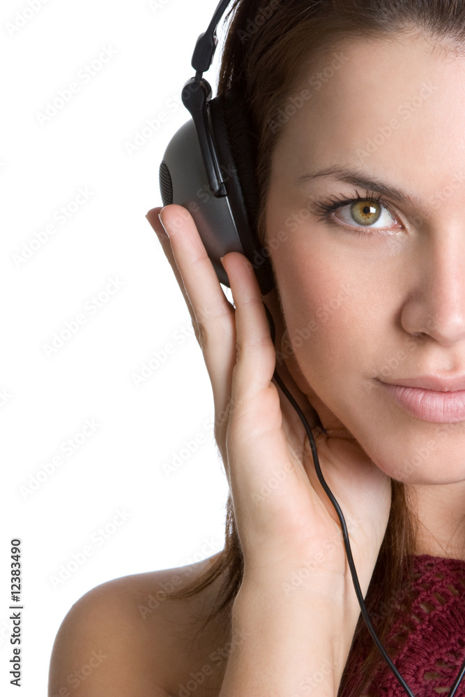 Naklejka premium Music Girl
