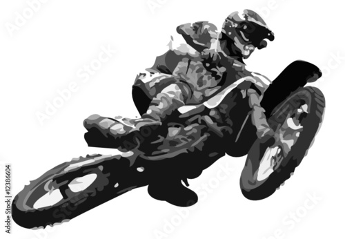 moto saut photo