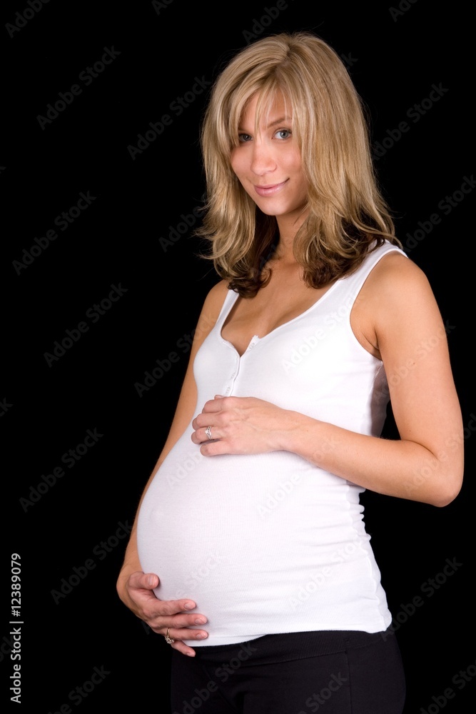 Young Pregnant Woman Young Pregnant Woman